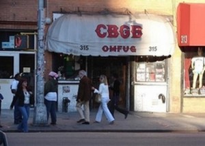Le mythique CBGB