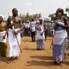 Le roi Towakon Guédéhoungué II et ses adeptes arrivent à Comè