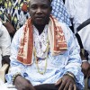 Un dignitaire dans la tribune officielle
