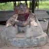 Un "Legba", divinité présente à l'entrée de tous les villages vaudou
