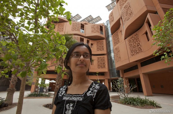 Titly Faisal, étudiante à Masdar ©Natacha Soury