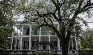 Une maison historique, La Buckner Mansion, sur Jackson avenue, qui a servi de decor pour la serie American Horror Story ©Juliette Robert/Youpress/Haytham